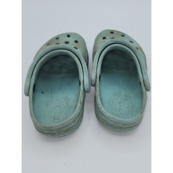 Toddler size 7 Teal colored Crocs Unisex - Picture 2 of 5